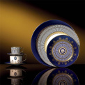 Wedgwood Prestige Anthemion Blue 11.5cm Espresso Cup Saucer - 2