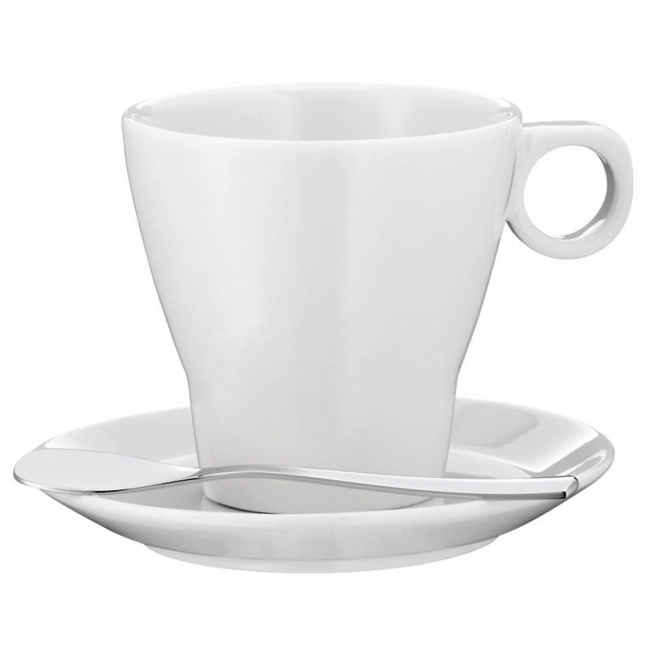 Barista Cup with Saucer 100ml for Espresso + Spoon - 1