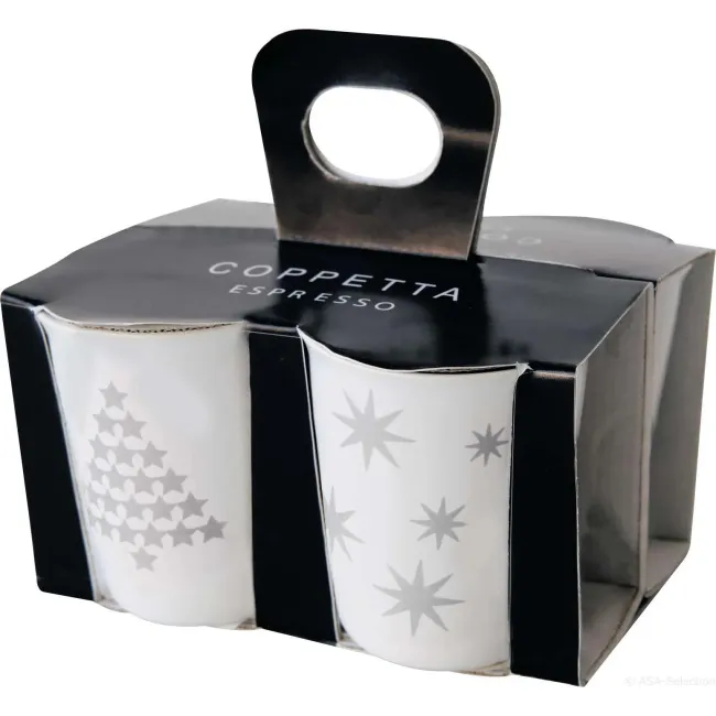 Kubek choinka srebrna do espresso 100ml(1 sztuka mix)