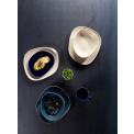 Organic Dark Blue Plate 21cm for Breakfast - 3