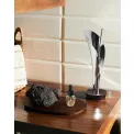 Lily Stainless Steel and Wood Incense Holder - 9