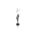 Lily Stainless Steel and Wood Incense Holder - 7