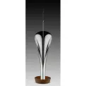 Lily Stainless Steel and Wood Incense Holder - 4