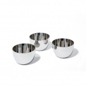 Set of 3 Stainless Steel Mami Bowls - 1