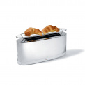 White Toaster with Warming Rack - 1