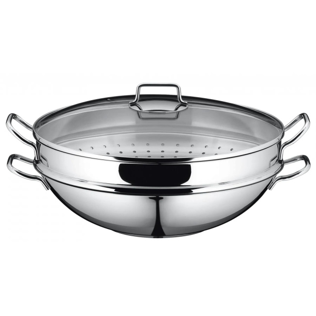 Macao Katon Wok 36cm with Insert - 4 pieces