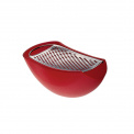 Parmenide Cheese Grater with Container Red