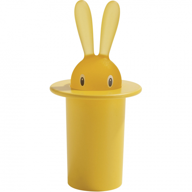 Pojemnik Magic Bunny na wykałaczki żółty - 1
