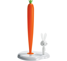 Stojak Bunny&Carrot 29,4cm na ręczniki papierowe biały