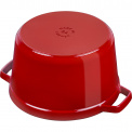 Red High Cast Iron Pot 4.8L - 4