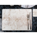 Set of 4 Grey Marble Placemats 40x29cm - 2