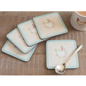 Set of 6 Feather Lane Placemats 10cm - 2