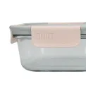 Lunchbox szklany 900ml+ sztućce grey - 2