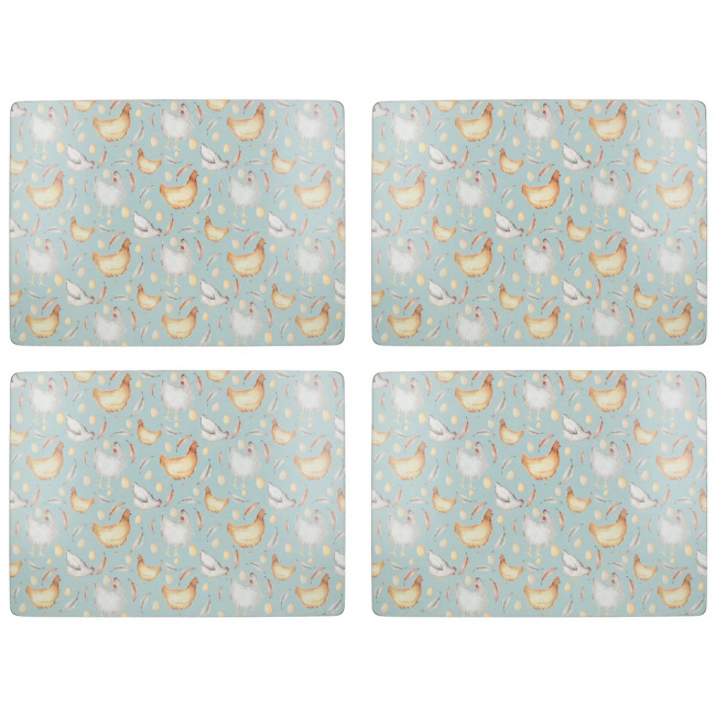 Set of 4 Feather Lane Placemats 29x40cm - 1