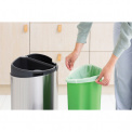 Kosz na odpady Touch Bin New 23+10l do segregacji New Recycle - 4