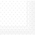 Serwetki 33x33cm Silver dots 20szt. - 1