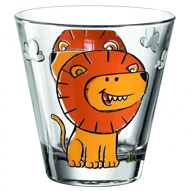 Bambini Glass 215ml Lion - 1
