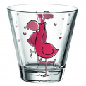 Bambini Glass 215ml Flamingo