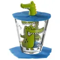 Szklanka Bambini 215ml Krokodyl + akcesoria