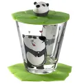 Szklanka Bambini 215ml Panda + akcesoria