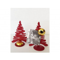 Set of 2 Decorative Christmas Trees - 3