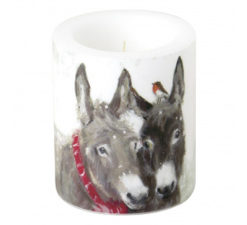 Świeczka Pips and Grey 9x10cm