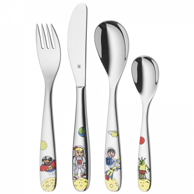 Willy Space Children's Cutlery 4 pieces - 1