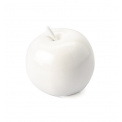 Dekoracja jabłko 8cm białe - 1