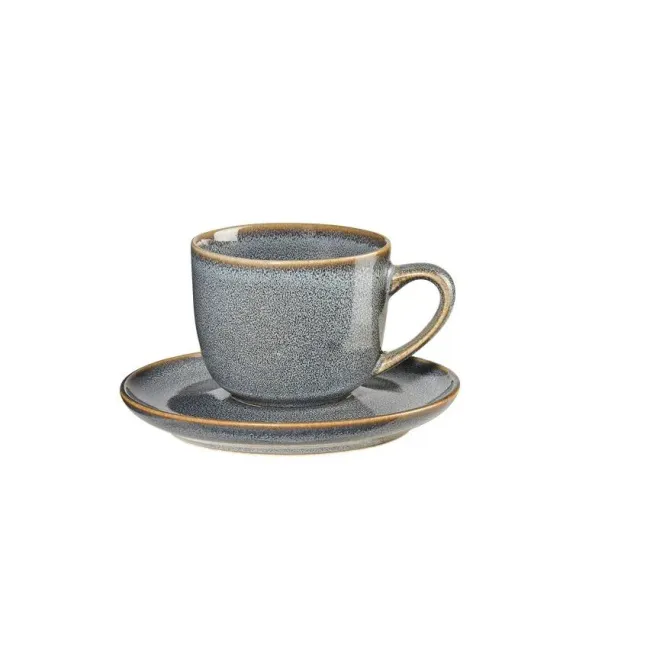 Filiżanka ze spodkiem Saisons Denim 90ml do espresso