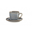 Saisons Denim Espresso Cup and Saucer 90ml - 1