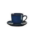 Saisons Midnight Blue Espresso Cup and Saucer 90ml