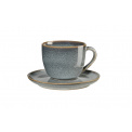 Saisons Denim Coffee Cup and Saucer 230ml - 1