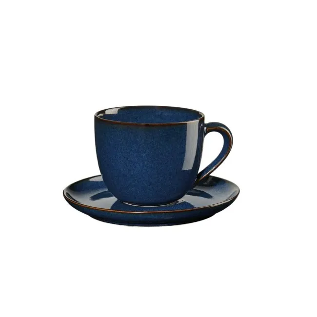 Filiżanka ze spodkiem Saisons Midnight Blue 230ml do kawy