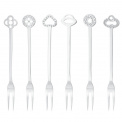 Oriental Party Set of 6 Cocktail Forks - 1