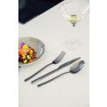 Set of 24 Rock Pvd Cutlery 24 pieces (6 people) 2Black - 7