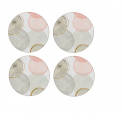 Set of 4 Gilded Spheres 10cm Coasters - 1