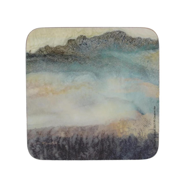 Set of 6 Lustre Mineral 10x10cm Coasters
