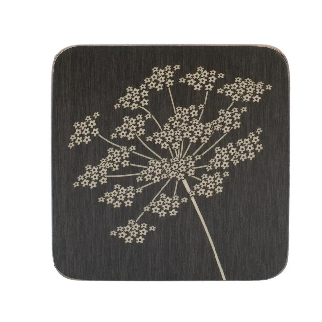 Set of 6 Silhouette 10x10cm Coasters