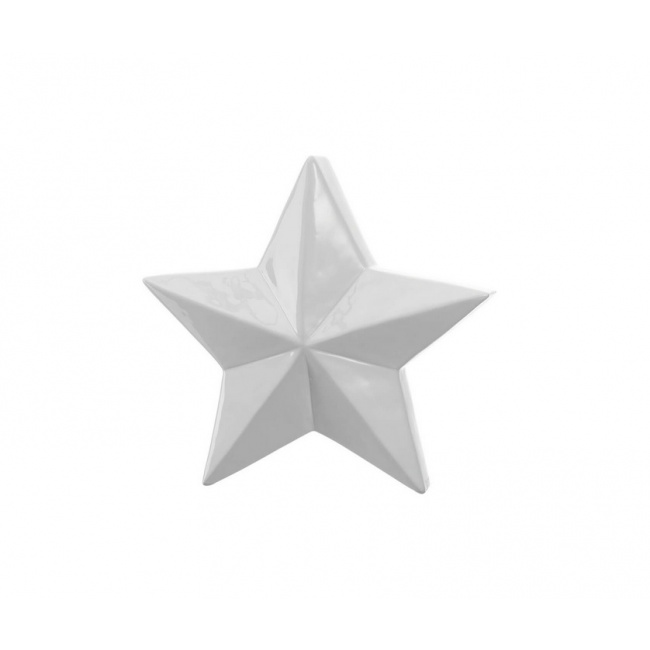 Gwiazda Velutto 21cm biała - 1