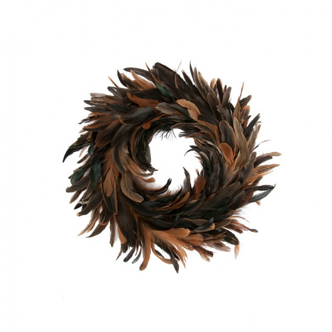 Feather Wreath 37cm - 1