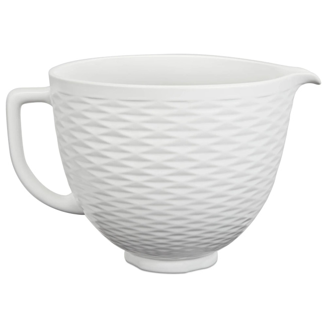 White 3D Ceramic Bowl