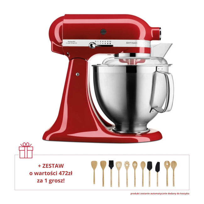 Artisan 5/175 4.8l Mixer red