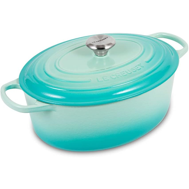 Brytfanna żeliwna 31cm 6,3l owalna Cool Mint