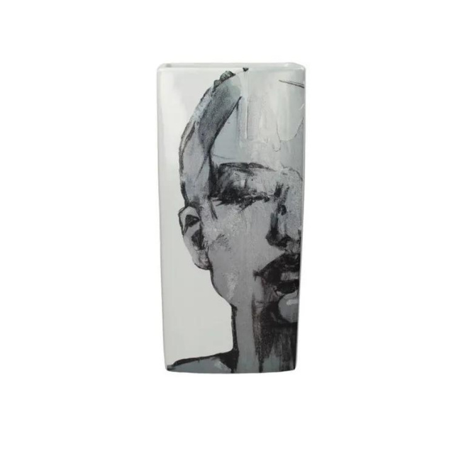 Wazon Art image 48cm szary