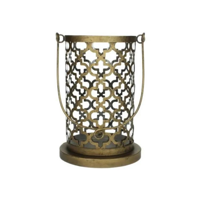 Ancient Times Lantern 22x15cm gold