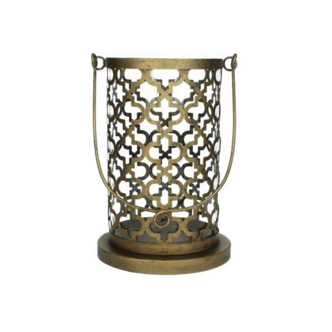 Ancient Times Lantern 22x15cm gold - 1