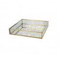 Tray Floral Fusion 20x20cm gold - 1