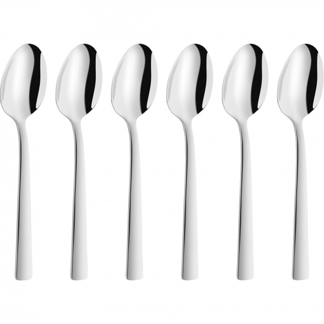 Set of 6 Coffee Spoons Dinner - 1