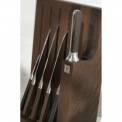 Set of 5 Twin 1731 Knives in Wooden Block - 6