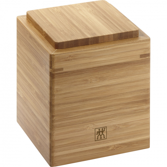 Storage Container 12cm Bamboo - 1